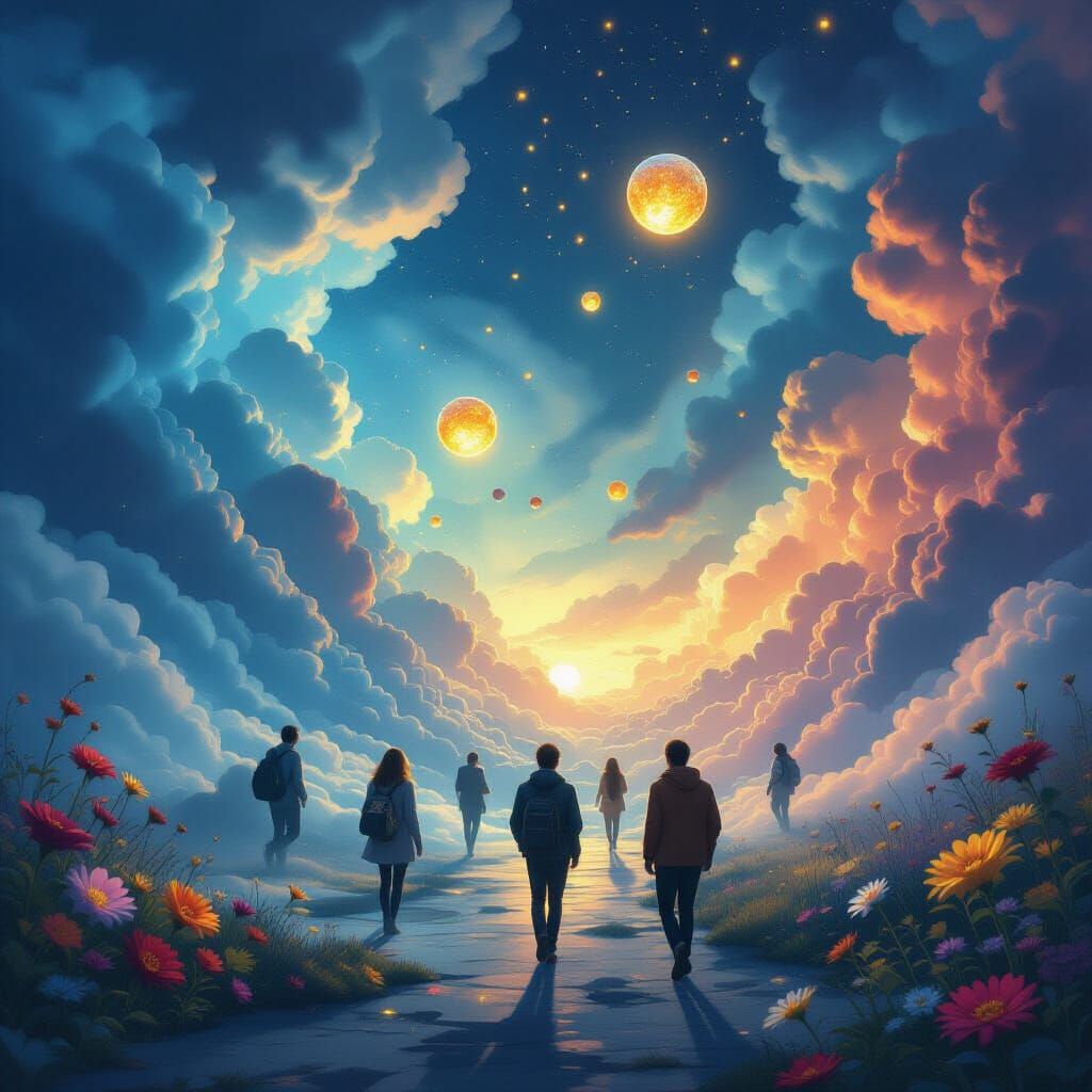 Emotions Manifesting in a Surreal Dreamscape