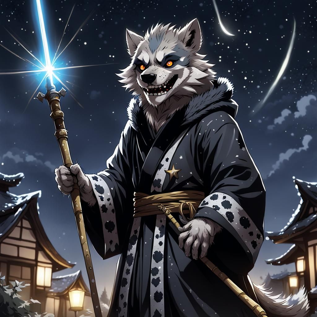 Gnoll in Anime Style Watches Stars