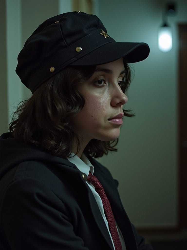 Mysterious Fantasy Portrait in Cinematic Style