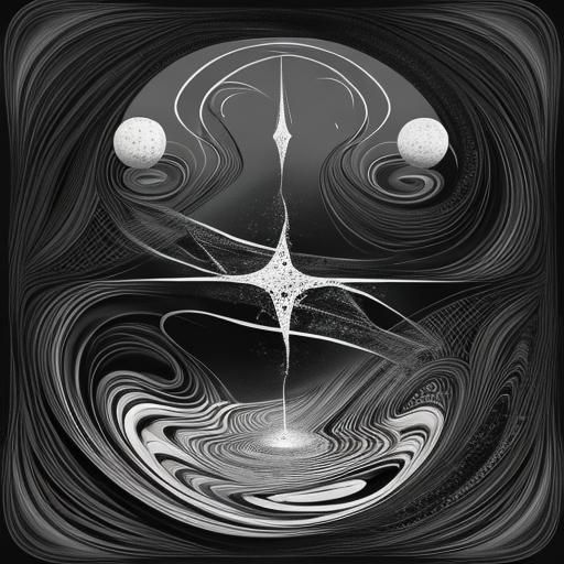 Abstract Surrealism in Black and White