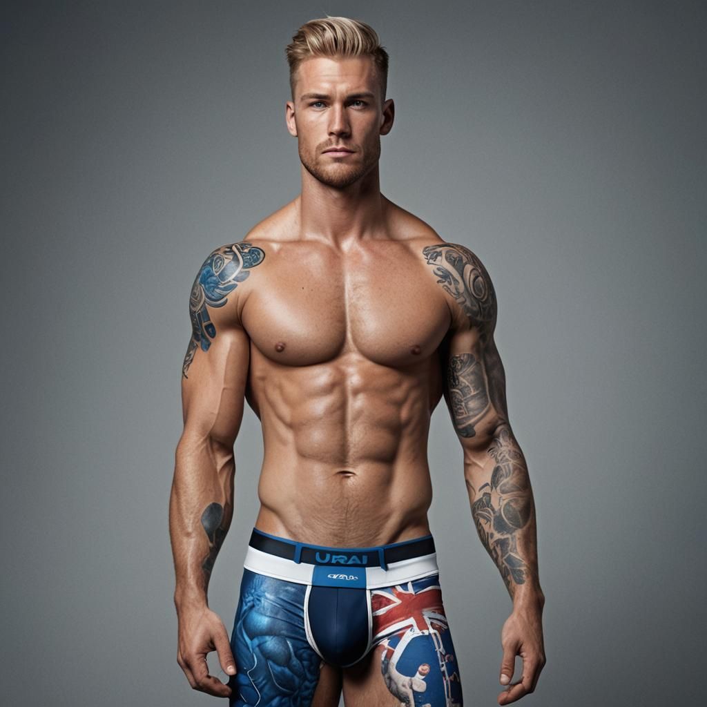 Muscular Men in Jockstraps: Fantasy Concept Art