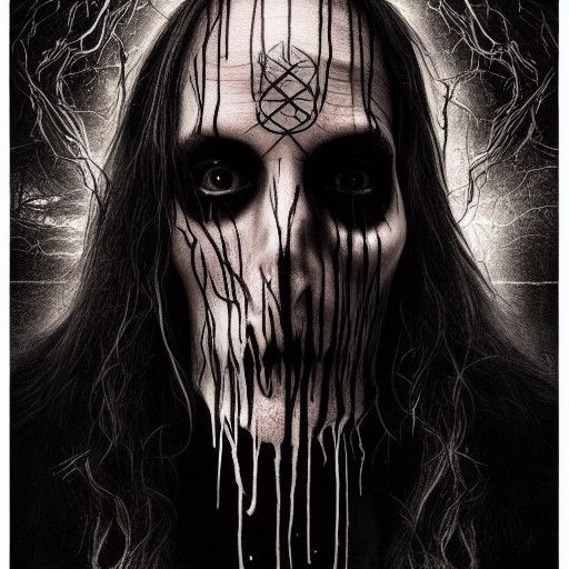 Intricate Dark Mark Tattoo Photography