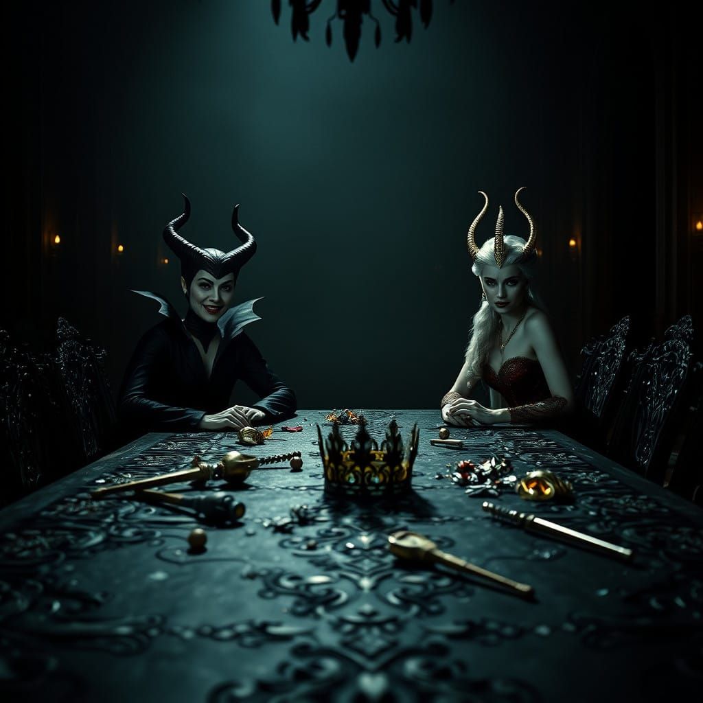 Disney Villains Unite in Dark, Cinematic Glory