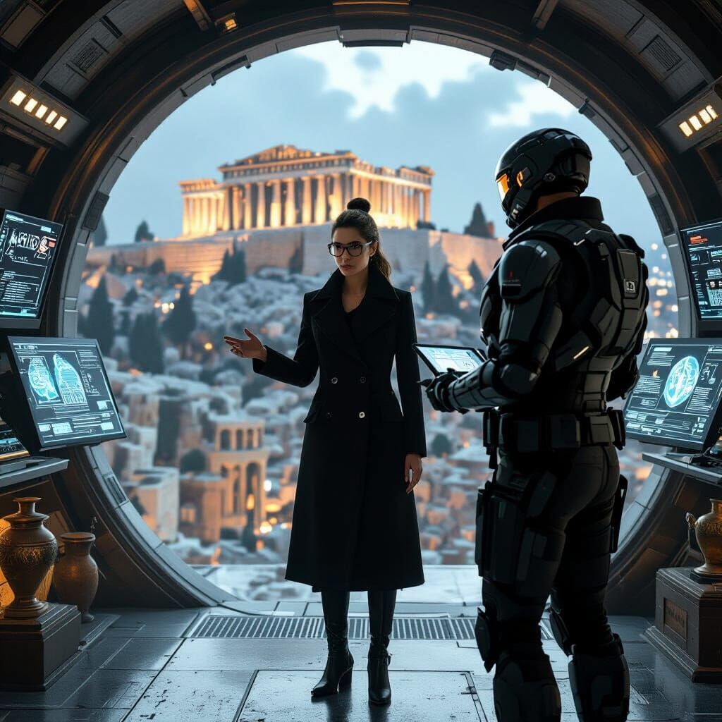 Athena: Goddess of Wisdom in an Underground Bunker