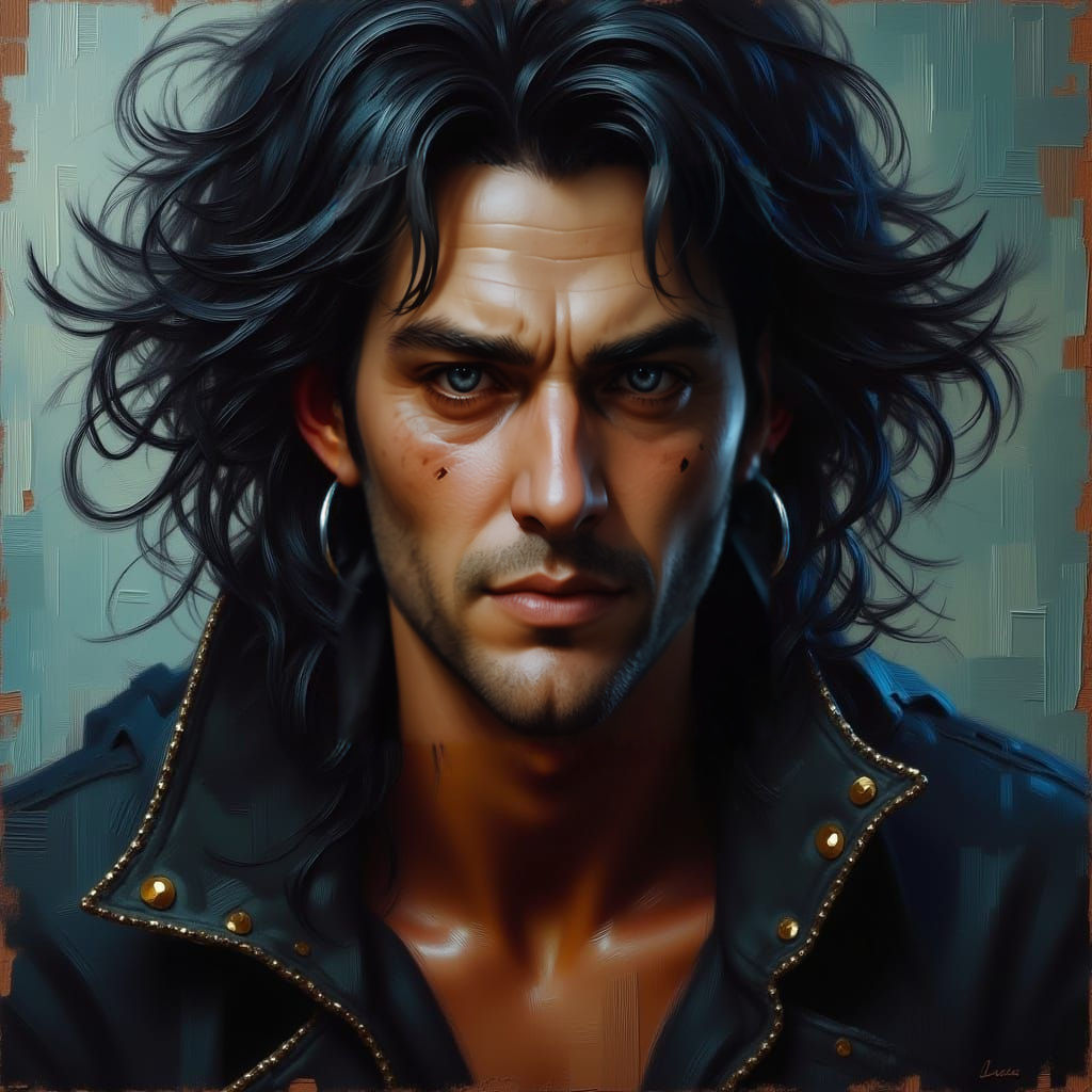 Captain Blackheart, Dashing Sea Captain Portrait