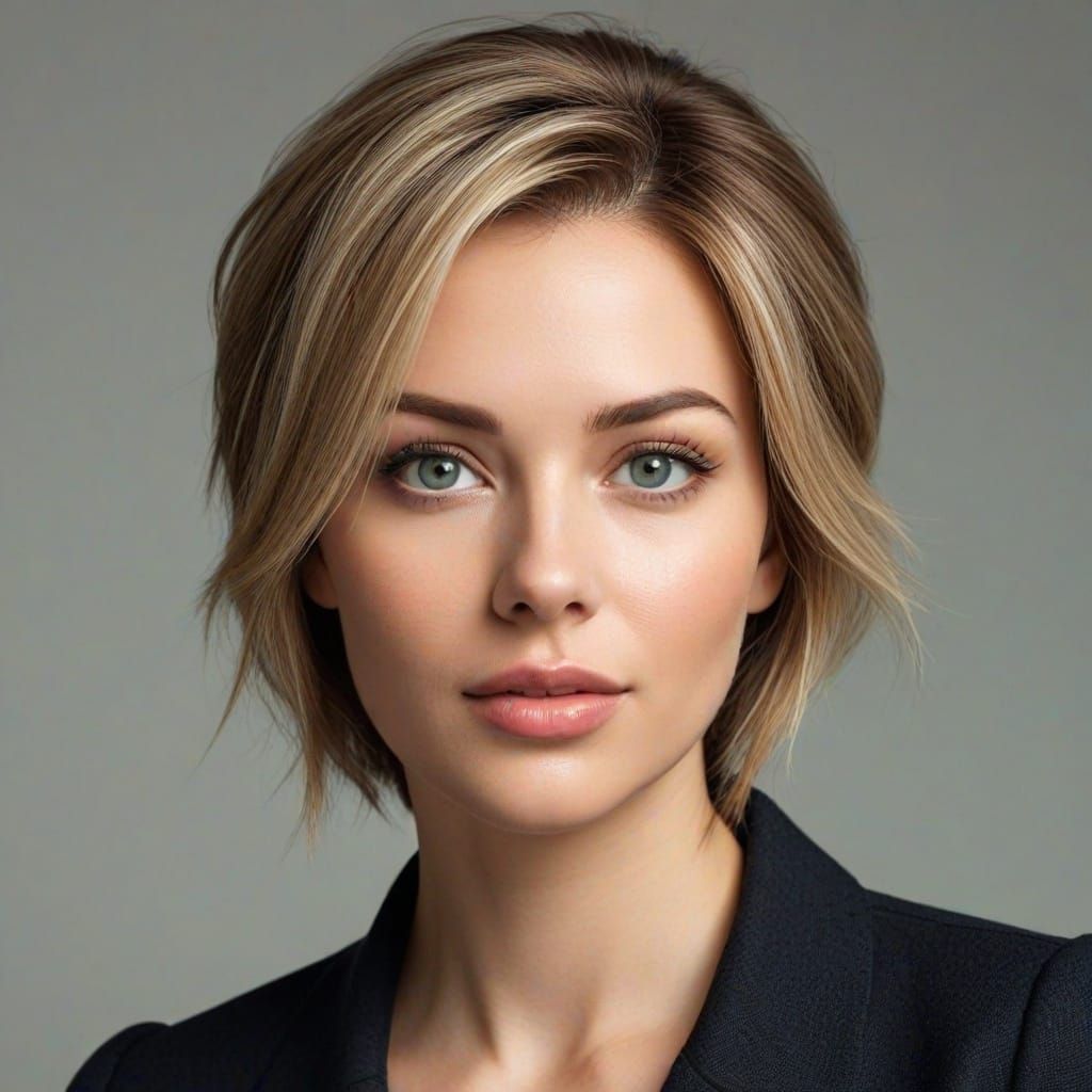 Hyperrealistic Portrait of a Latina Woman