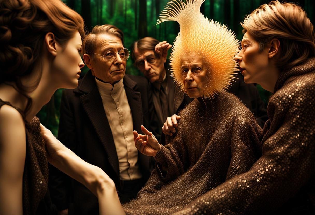 Magical Surreal Celebration in a Photorealistic Style