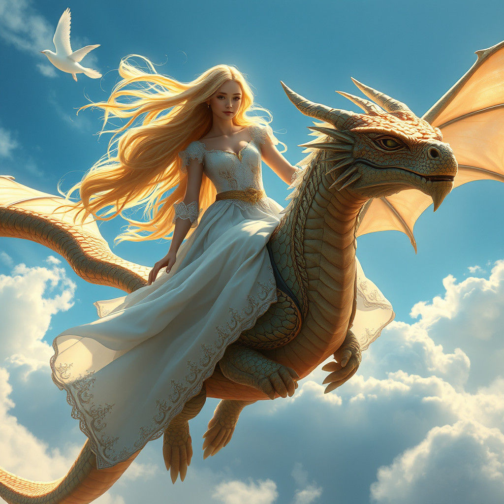 Dragon Rider: Fantasy Art in Unreal Engine 5