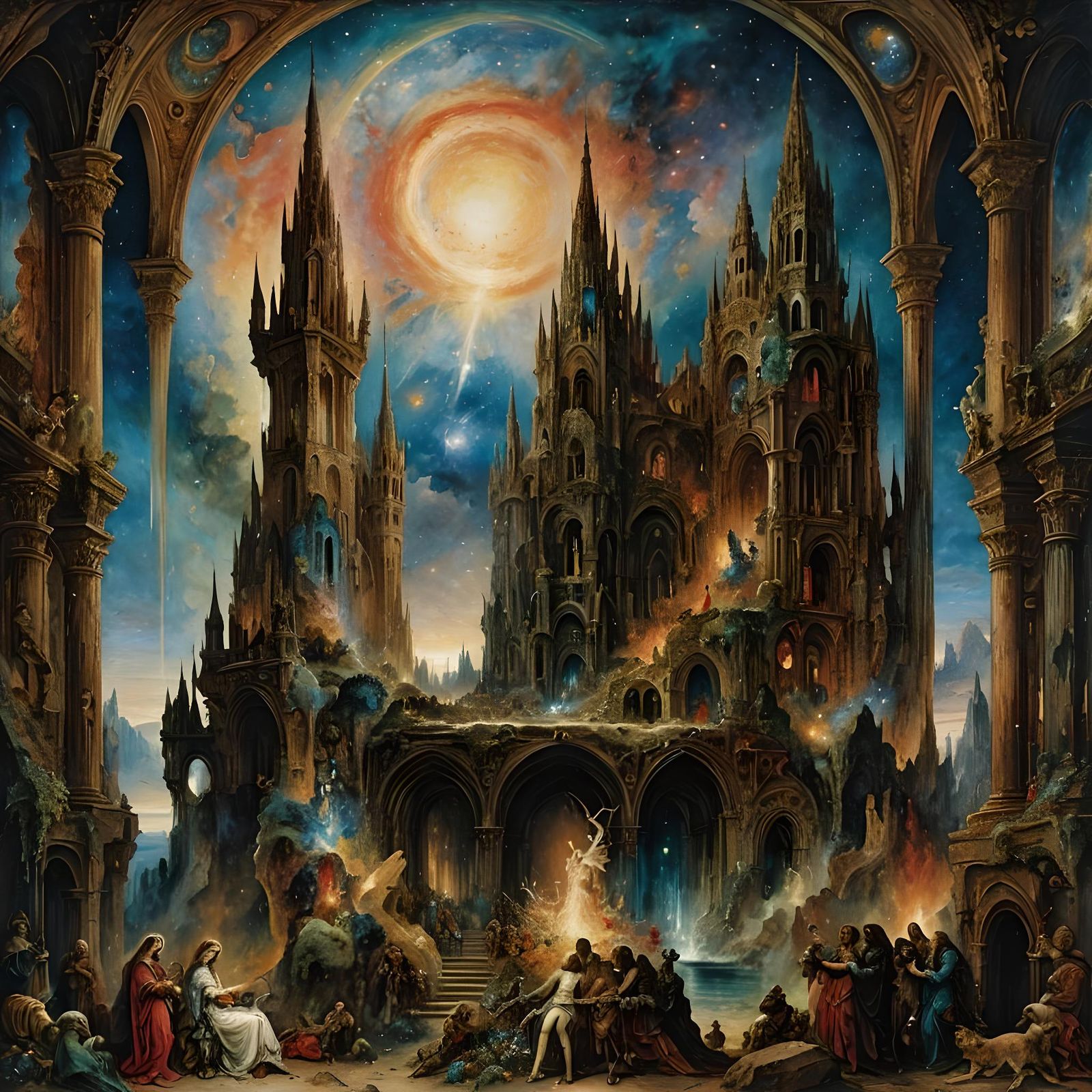 Cosmic Serenade in Deep Color, Hyperdetailed