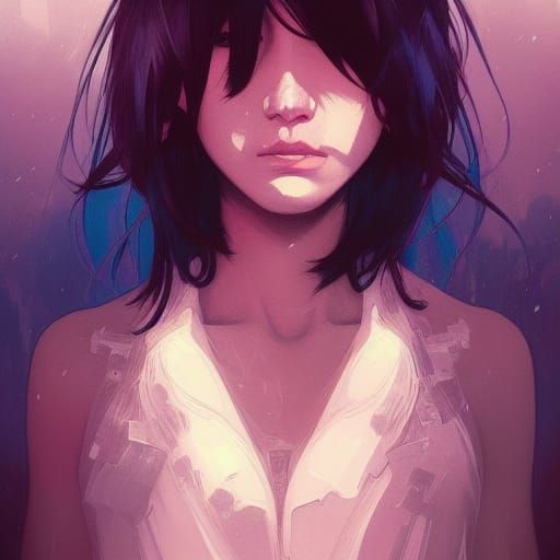 Detailed Portrait with Dynamic Lighting and Intricate Detail...