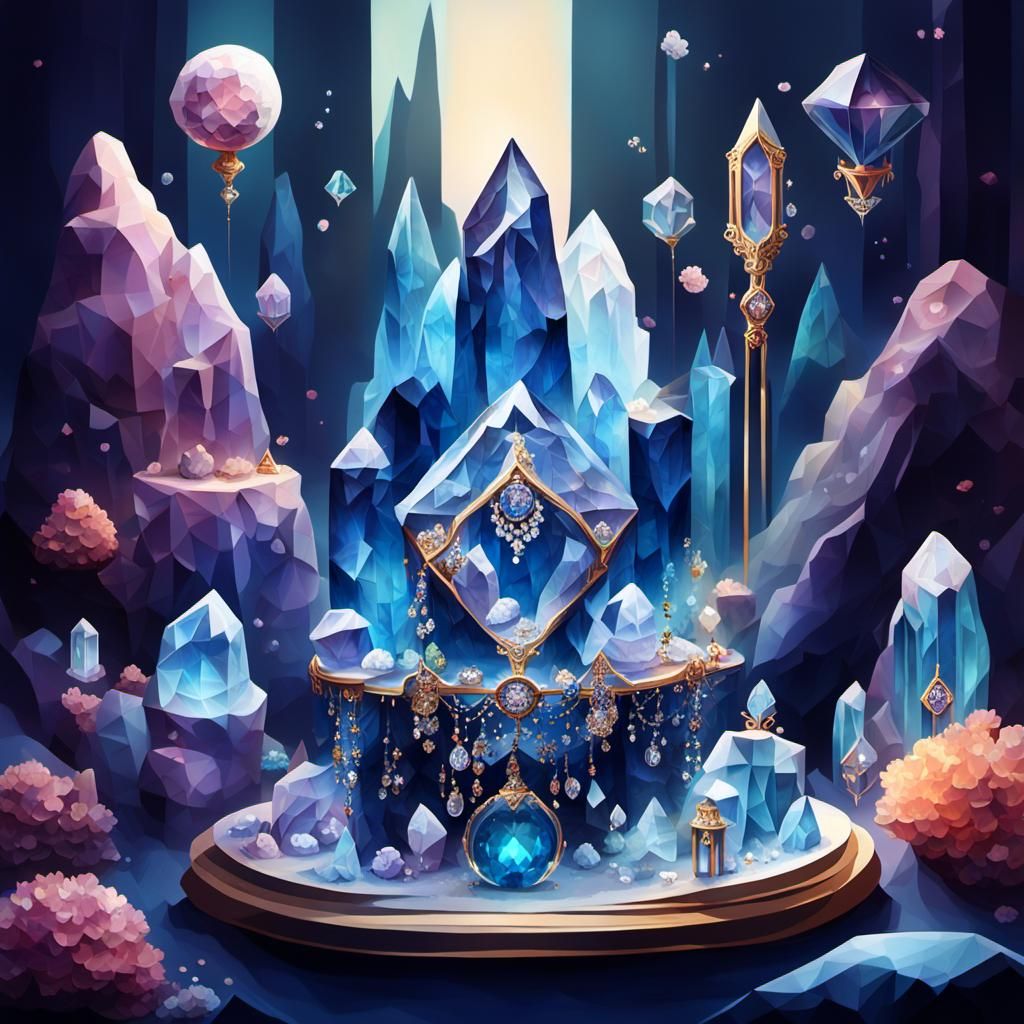 Crystal Embellished Jewelry and Sculptures: Fantasy Concept ...