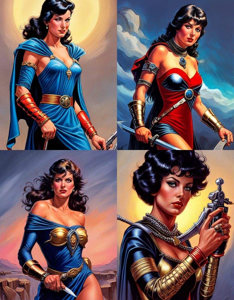 Fantasy Art Illustration in the Style of Classic Masters