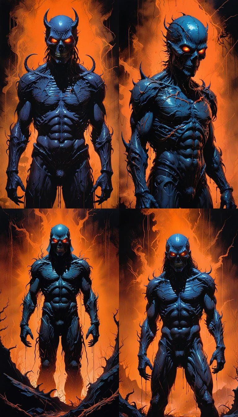 Demonic Slasher Horror in Retro VHS Style