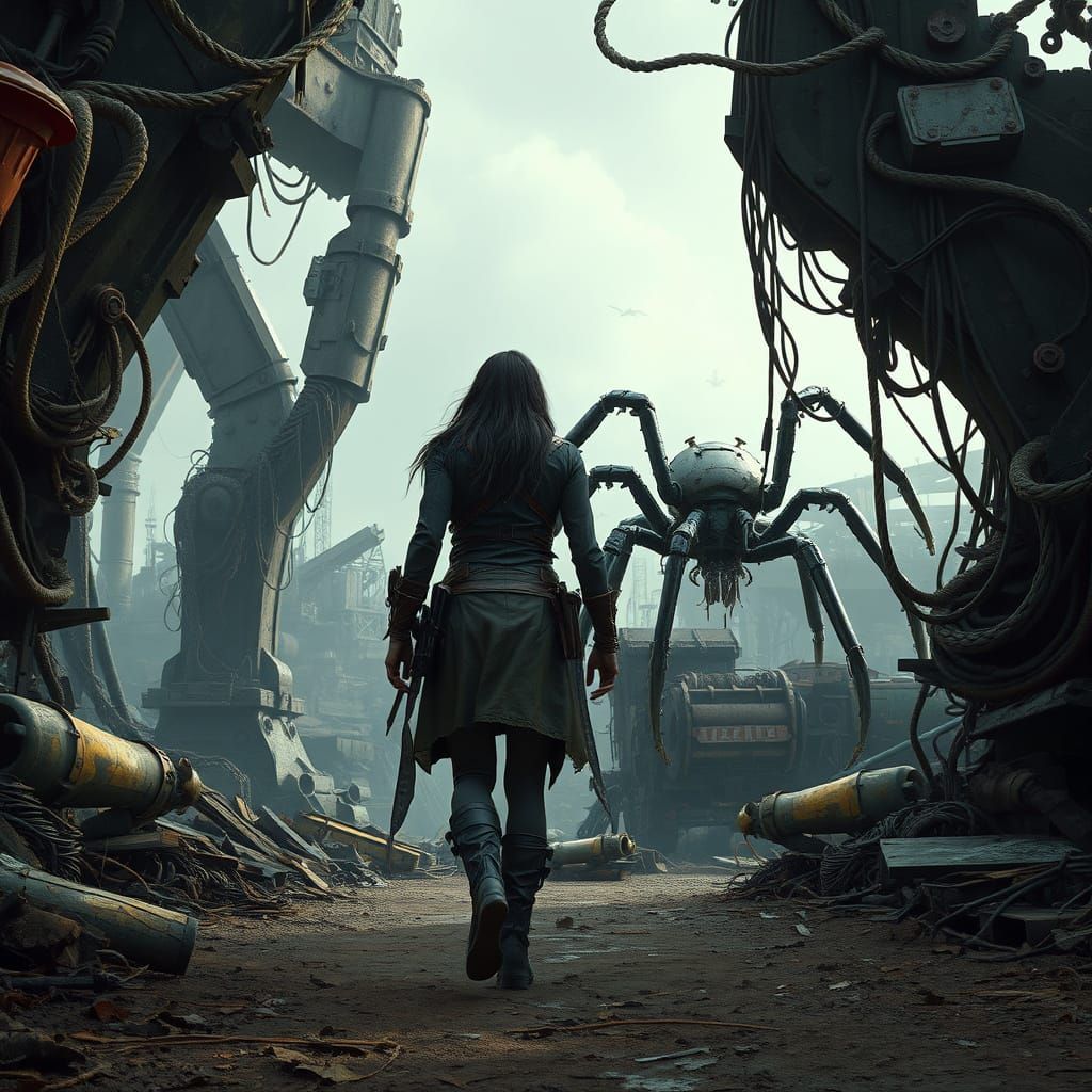 Scrapyard Reverie: Dain and Loom in Industrial Landscape