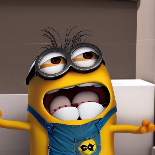 Funny Character Birthing Another Character