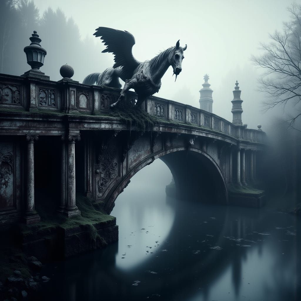 Ethereal Renaissance Bridge in Istanbul