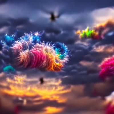 Colorful Vortex Unleashes Horrifying Creatures in 8K
