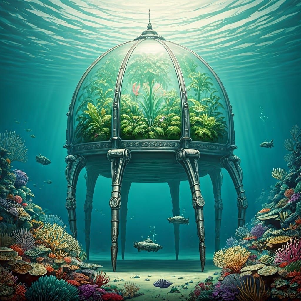 The Deep Sea Crystal Palace Garden💙💚