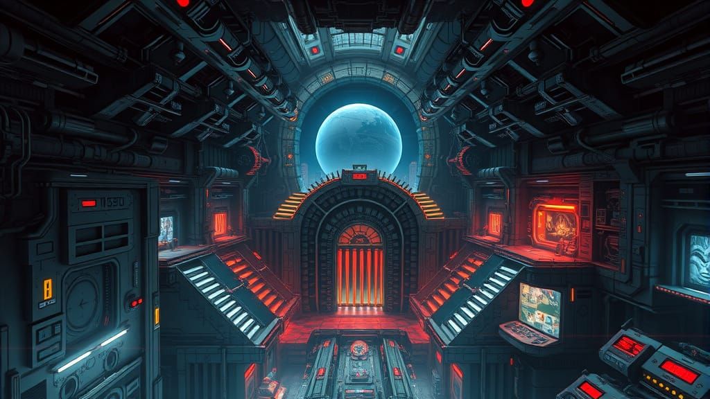 Ominous Underground Fortress Beneath City Streets