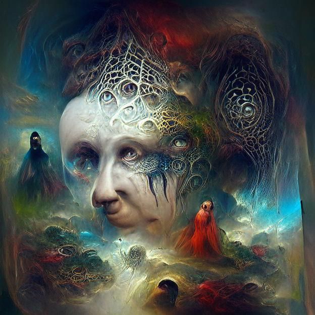 Haunting Portrait of Cassandra: Cursed Trojan Prophetess