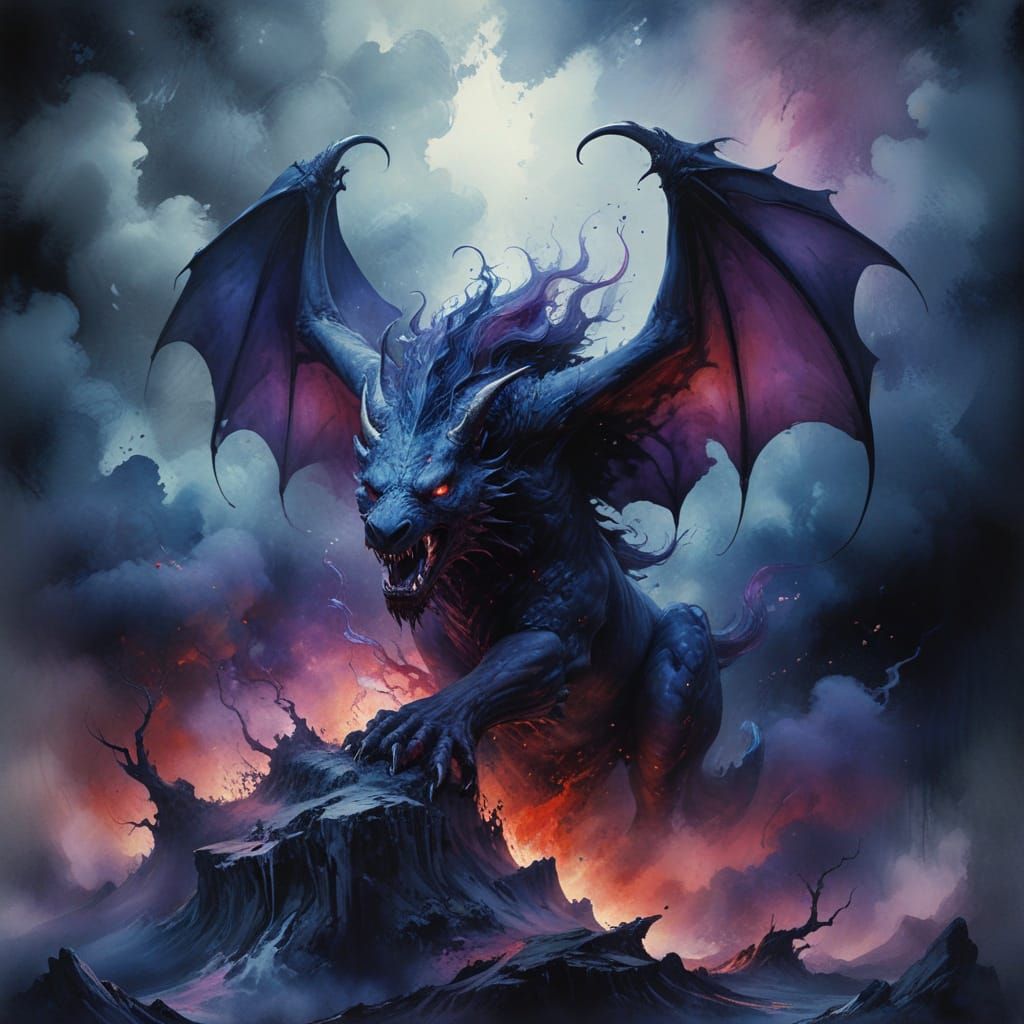 The Great Beast Rises in Dark, Ethereal Splendor