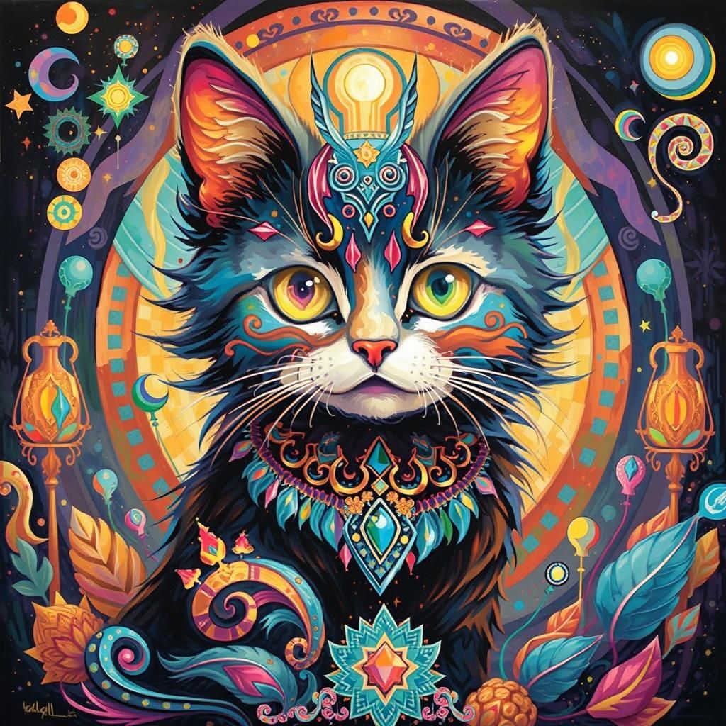 Artistic Fusion Inspired by Klimt and Others