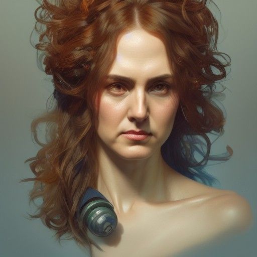Hyperdetailed Portrait of Weird Al in Digital Art Style