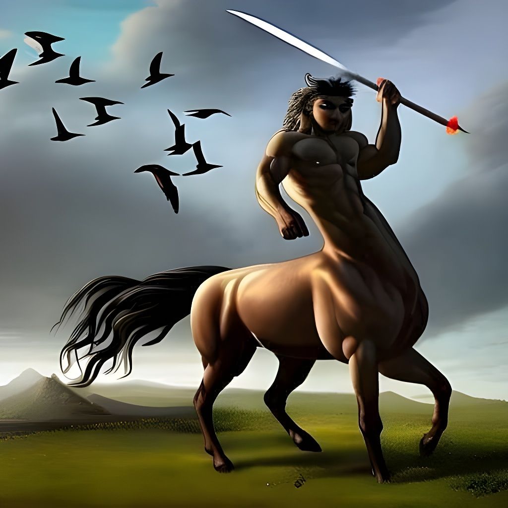 Centaur on the hunt