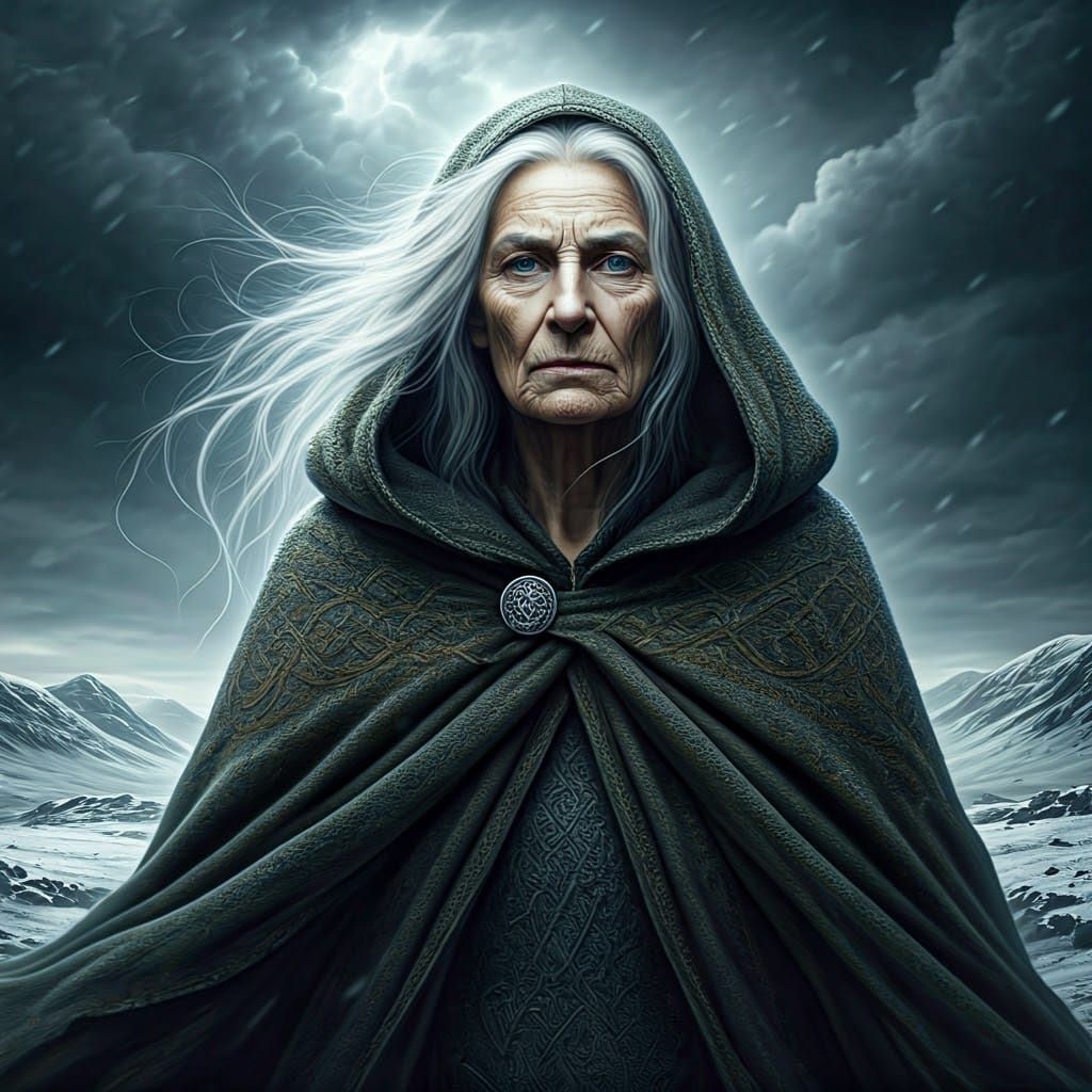 Cailleach Defies Winter Storm in Scottish Highlands