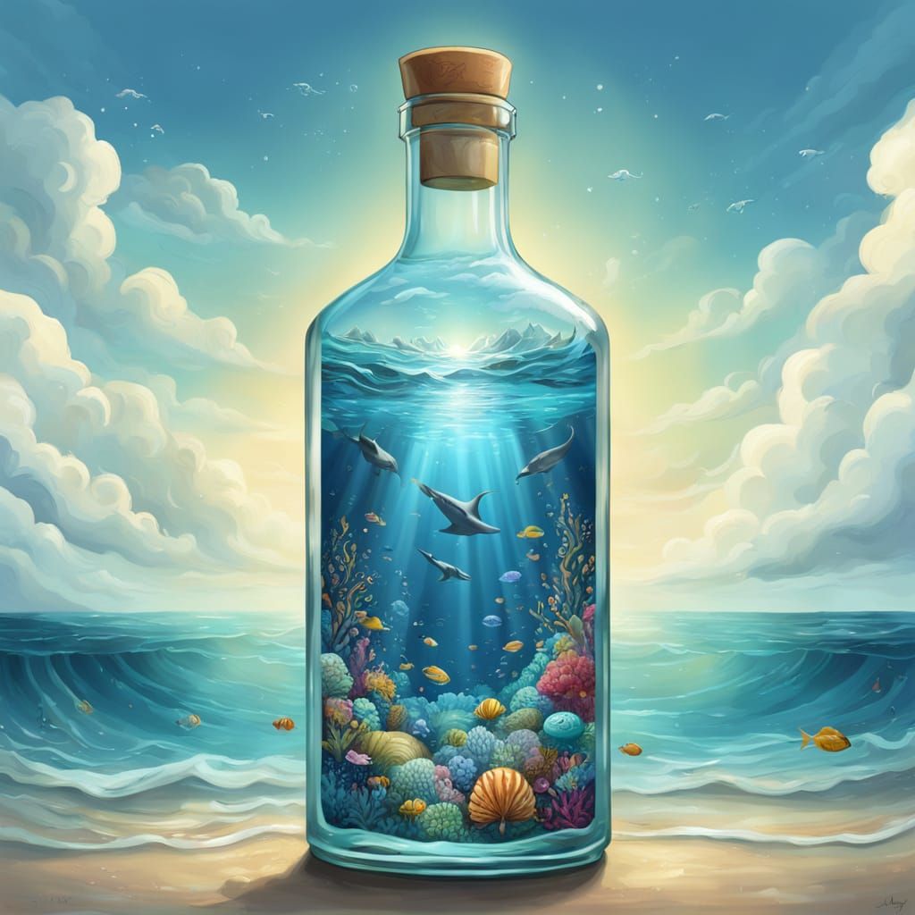 Ethereal Fantasy Bottle Captures Serenity