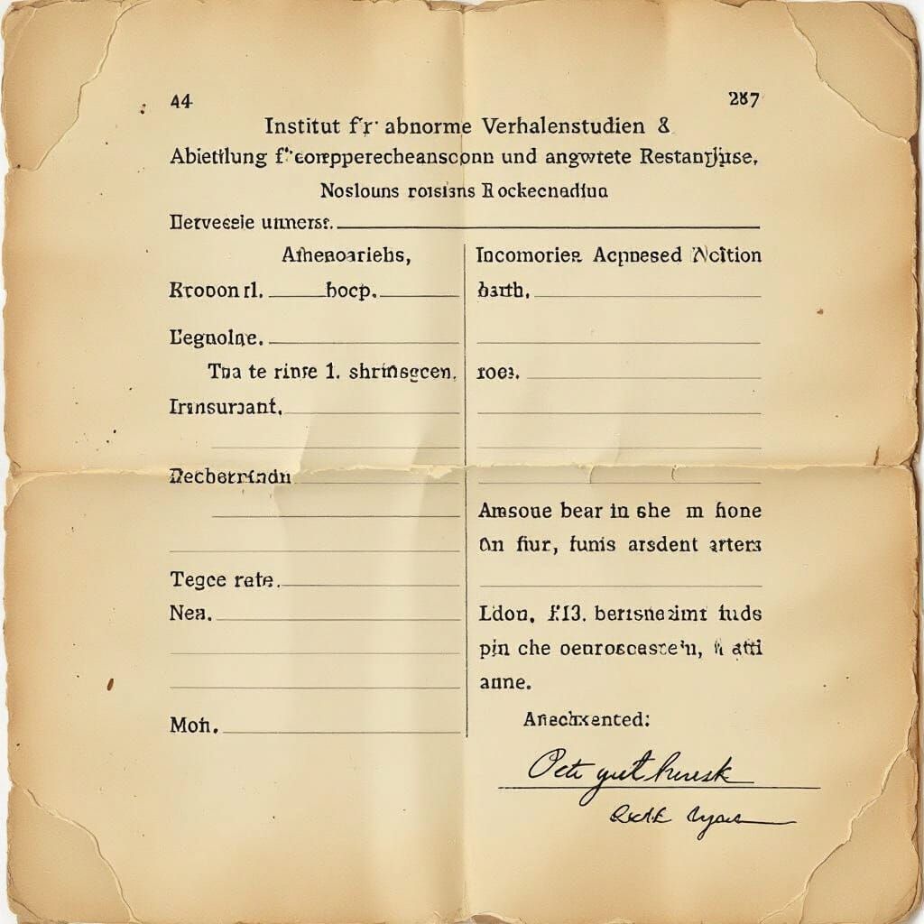 Vintage Research Document: Behavioral Study Notes