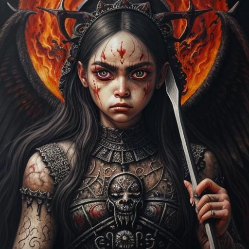 Satanic girl
