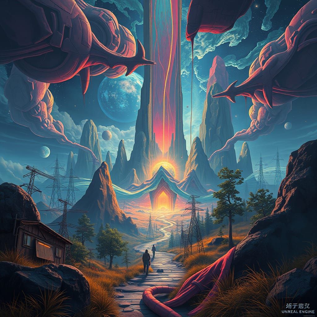 Surreal Dreamlike Exploration of Tim's Experiment in Photore...