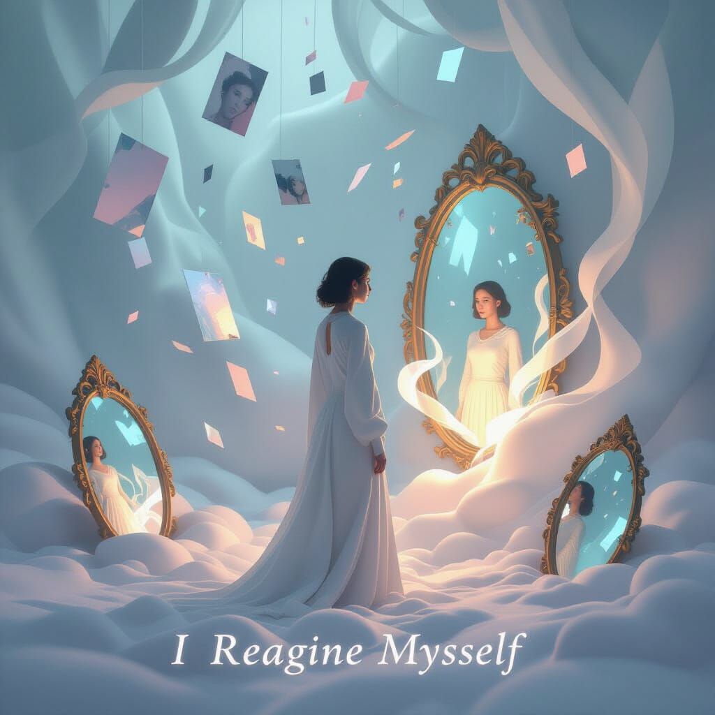 I Reimagine Myself: Surreal Figure in Dreamlike Transformati...