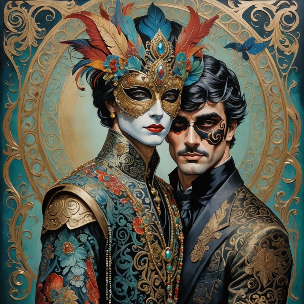 Masquerade Bound: Duke Kylus and his partner Zelos Syre