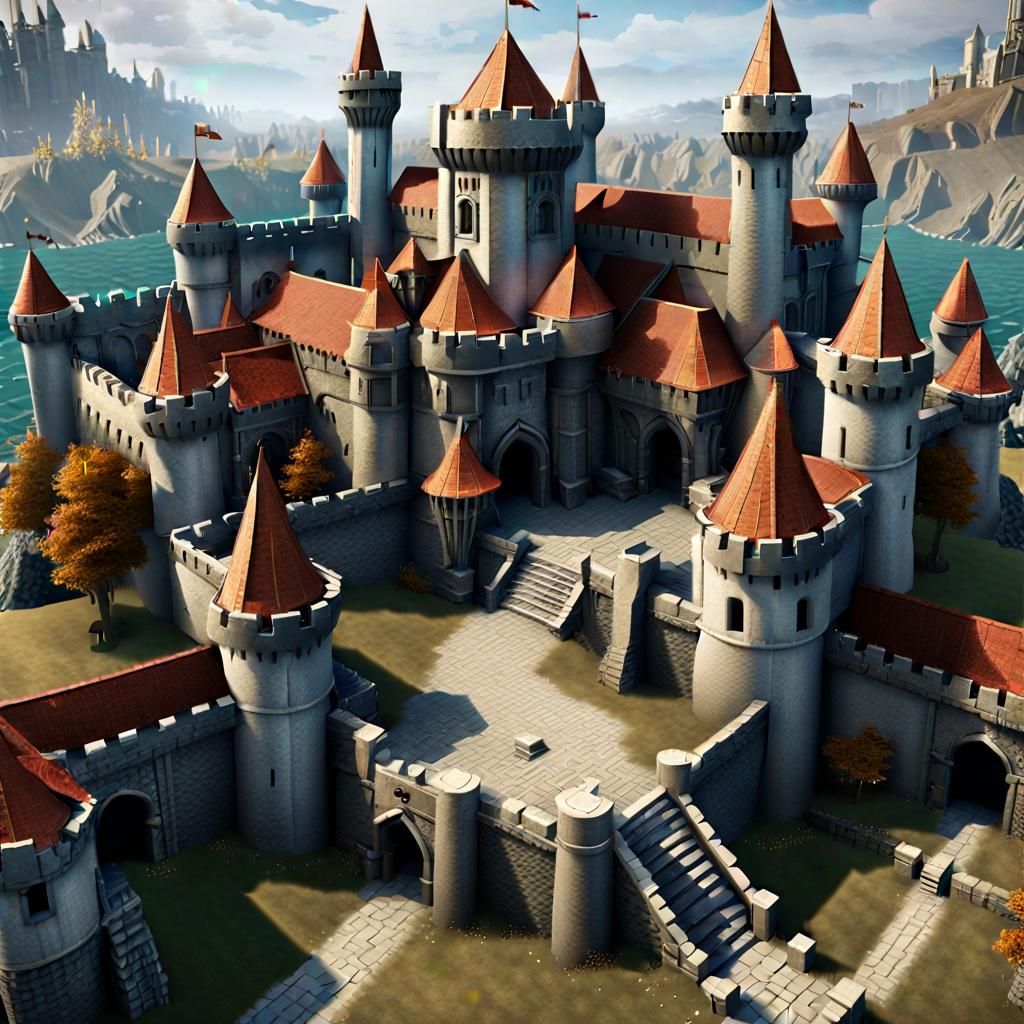 Heroes of Might & Magic Fortress in 3D
