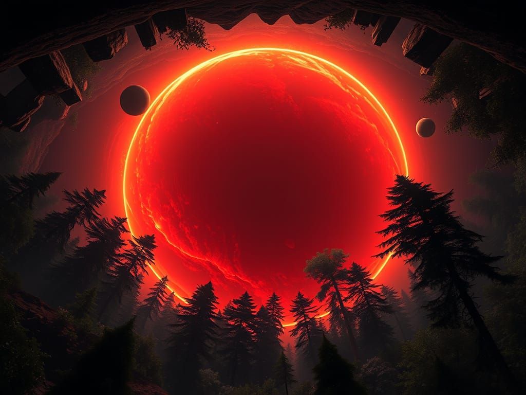 Magic Forest Inside Jupiter's Great Red Spot