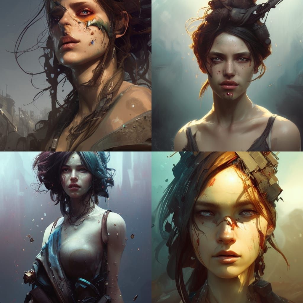 Post-Apocalyptic Wonderland Portrait in Unreal Engine 5