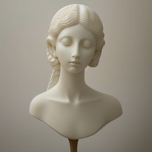 Surreal Pastel Butter Sculpture in Elegantly Soft Light