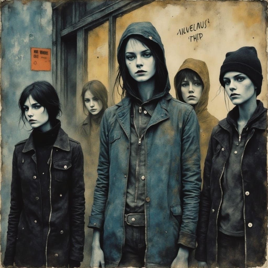 Vibrant Street Life in 1970s New York City