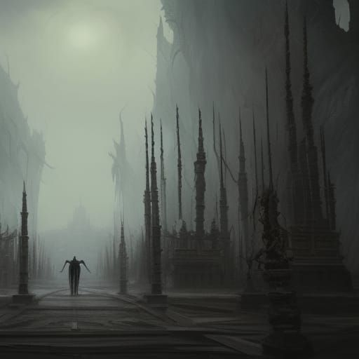 Sinister Pillars in the Land of the Dead