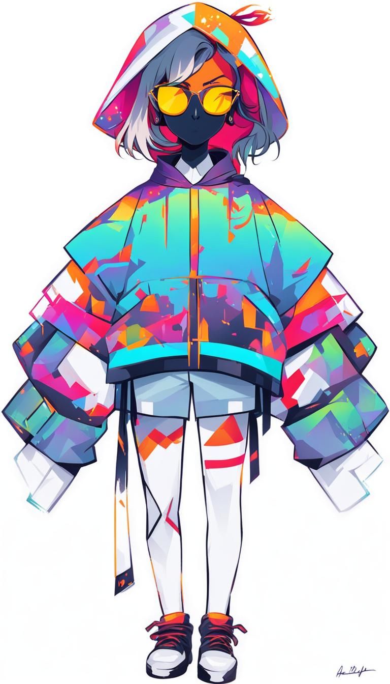 Stylized Character in Light Hot Style