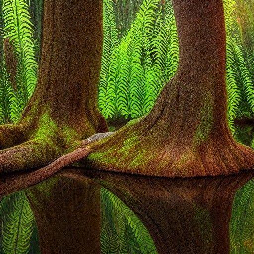 Majestic Treant Emerges in Alien World