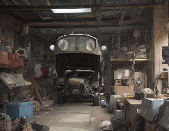 Space Rocket Repair Garage Owner Saves the World from an Unh...