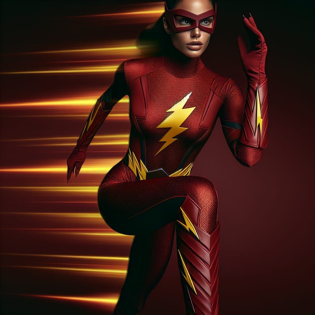 Hyper-realistic beautiful female Flash
