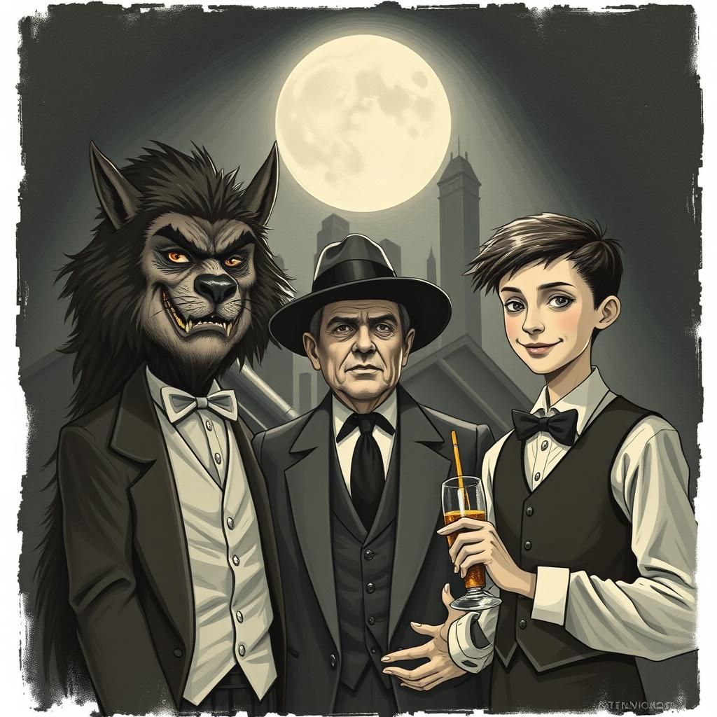 Werewolf, Industrialist and Bellboy Encounter