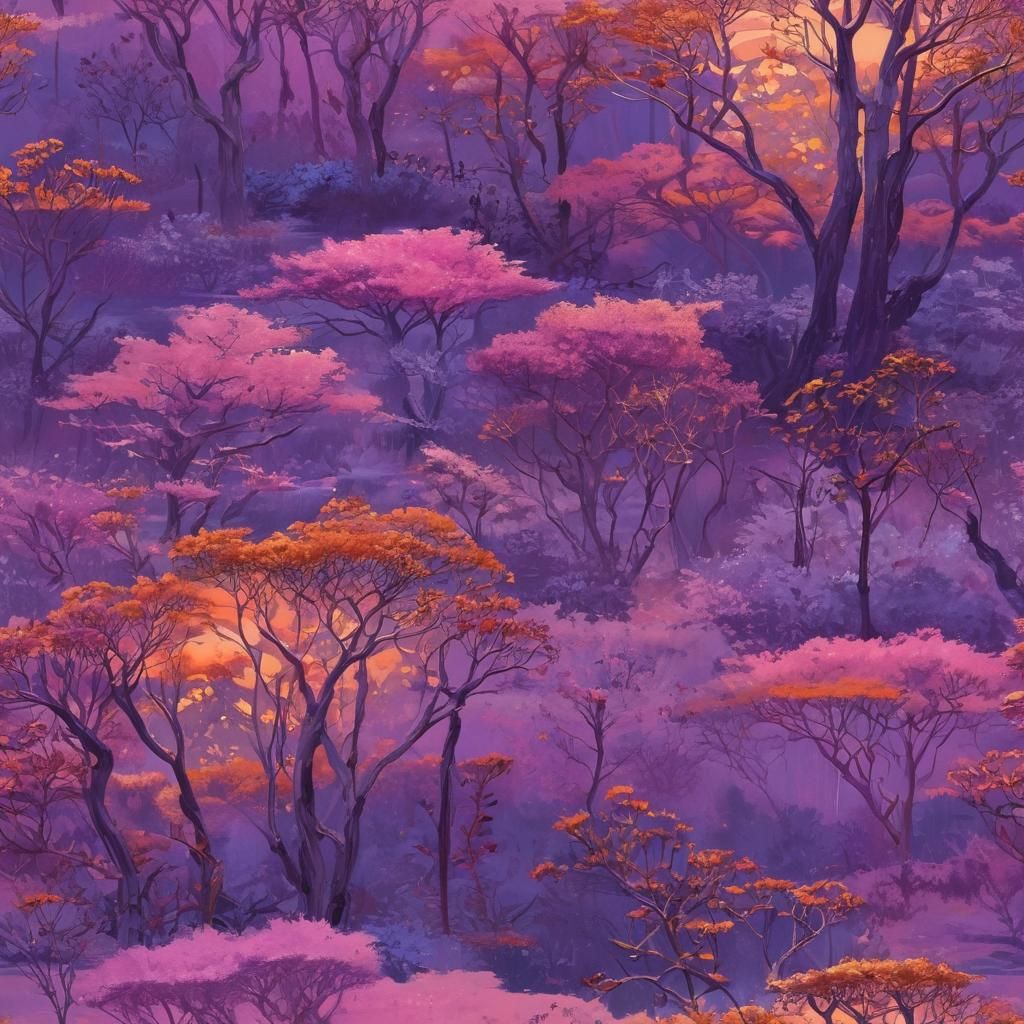 Exotic Alien World with Three Suns