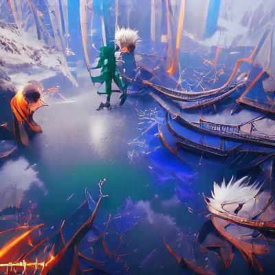 Gon Freecss and Killua Zoldyck: Fantasy Concept Art
