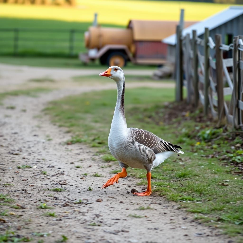 Flock of Chaos Unleashed on Farm