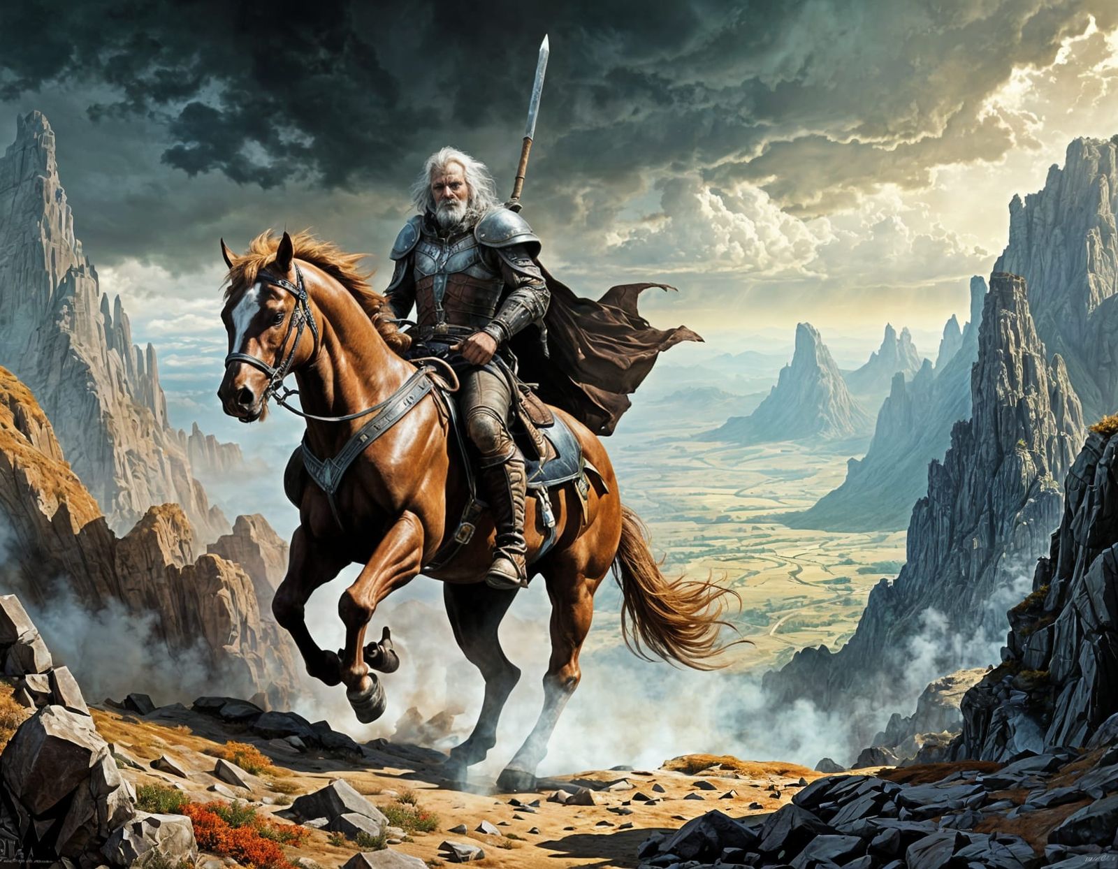 Fantasycore Centaur Art in a Masterpiece Style